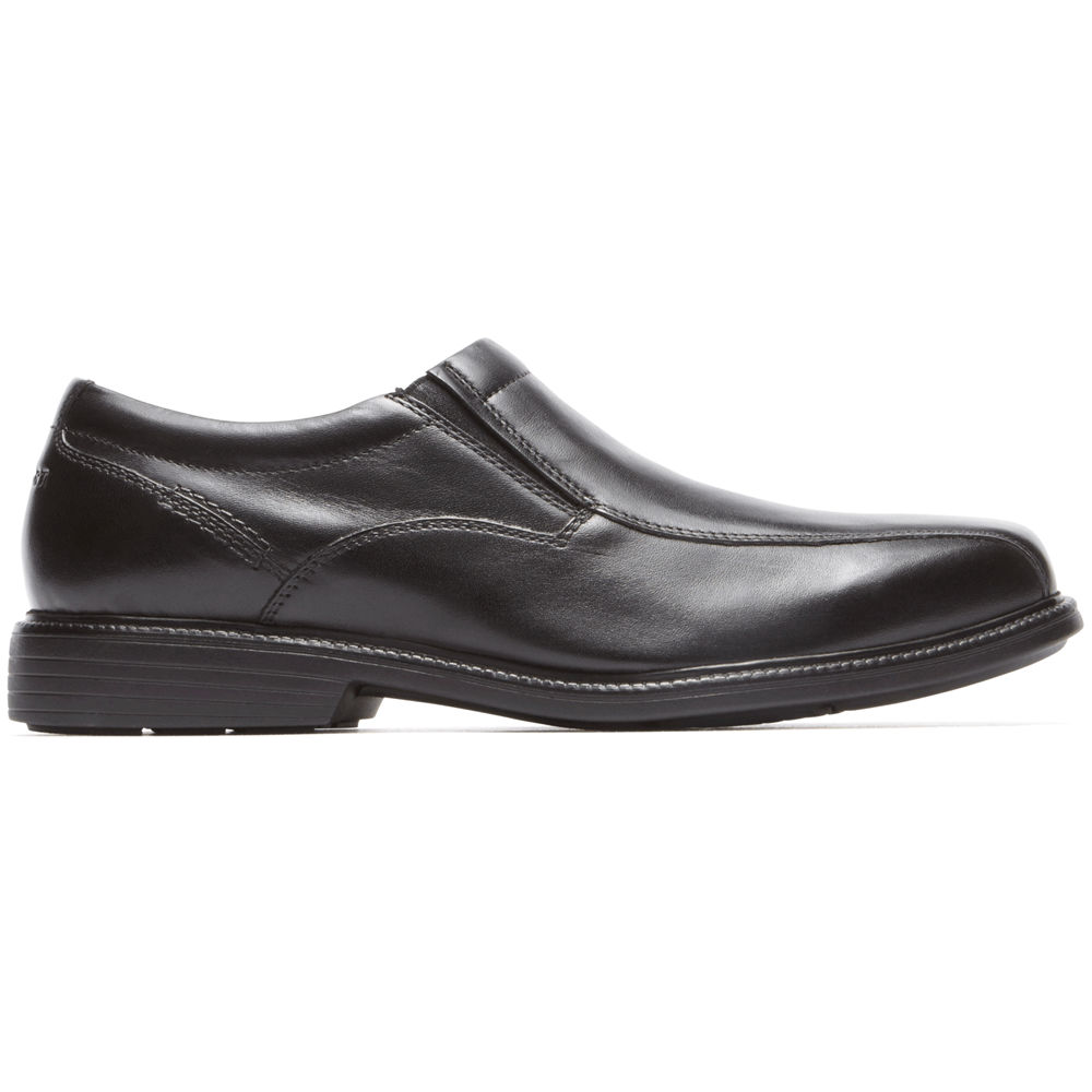 Sapato Vela Rockport Homem Pretas - Charles Road - 41370BXGI